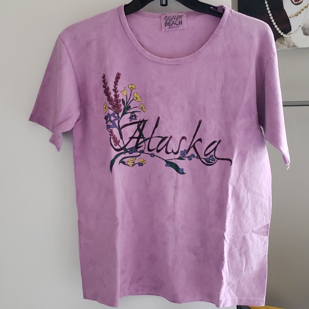Vintage Tye Dye Alaska Shirt Size L